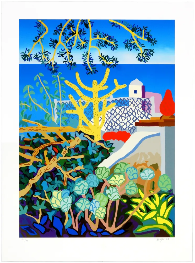 Digitale Druckgrafik Krøjer - Capri 2