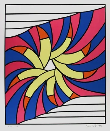 Siebdruck Krushenick - Goldfinger