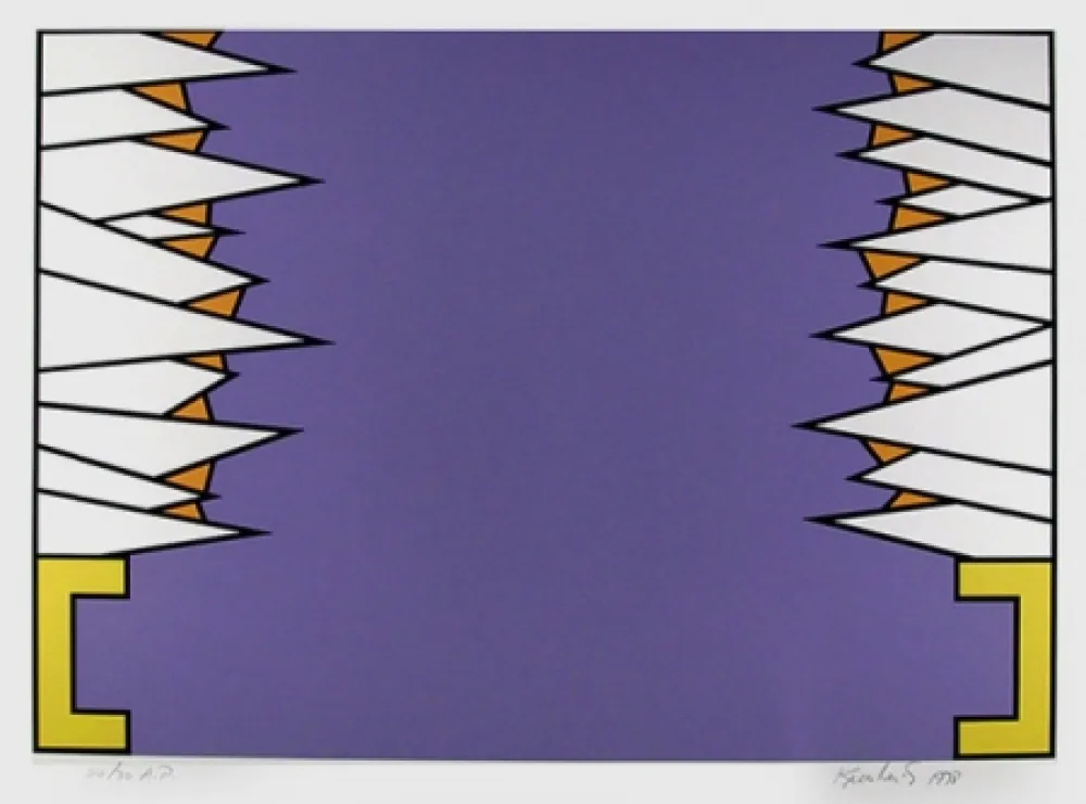 Siebdruck Krushenick - Over the Rainbow