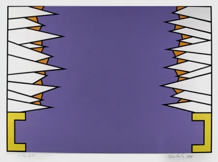 Siebdruck Krushenick - Over the Rainbow