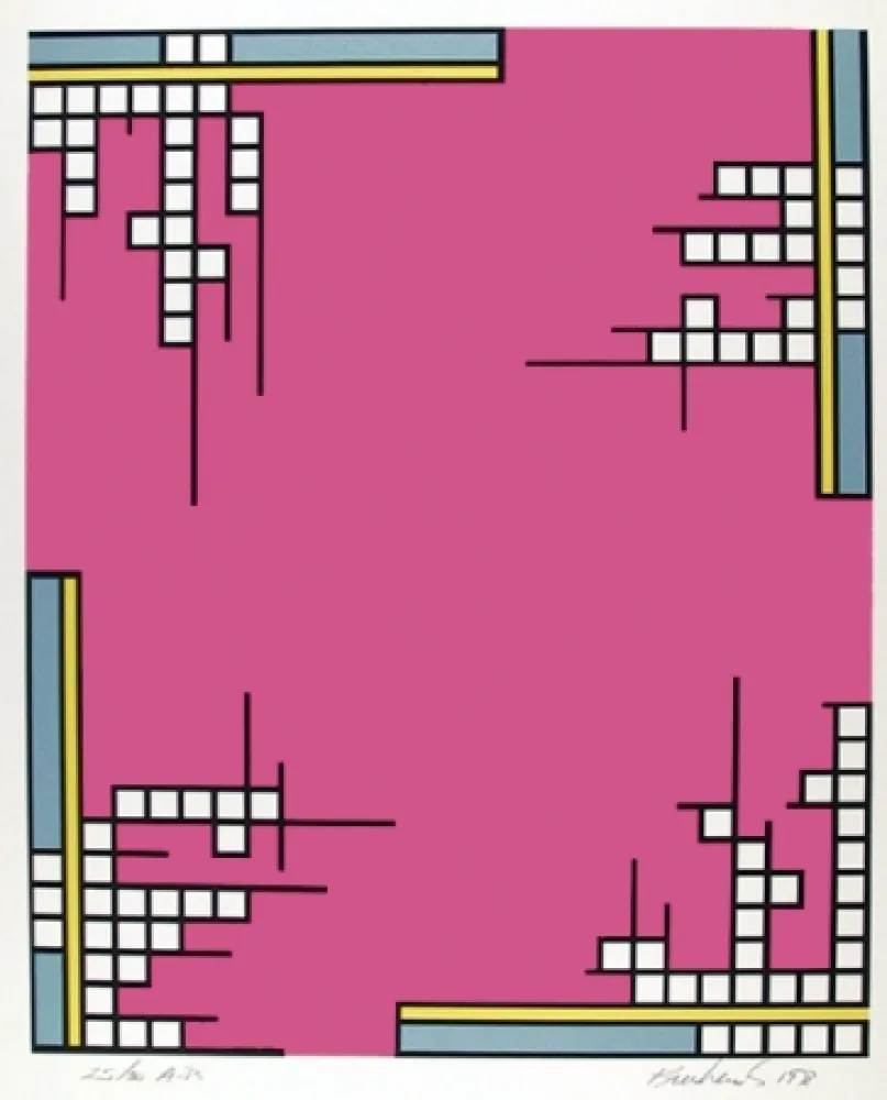 Siebdruck Krushenick - Over the Top