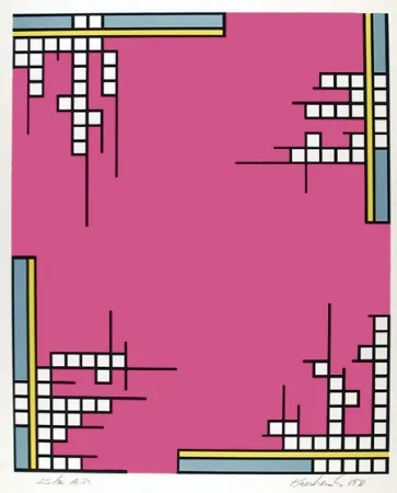 Siebdruck Krushenick - Over the Top