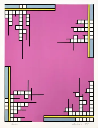 Siebdruck Krushenick - OVER THE TOP