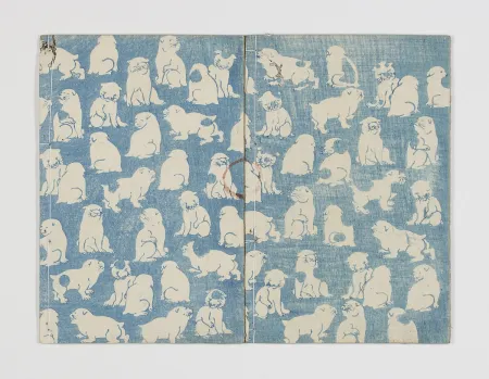 Holzschnitt Kunisada - Ichimei hakkenden inu no sôshi (The eight dog chronicles)