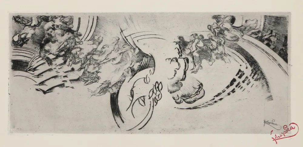 Stich Kupka - Abstract Composition