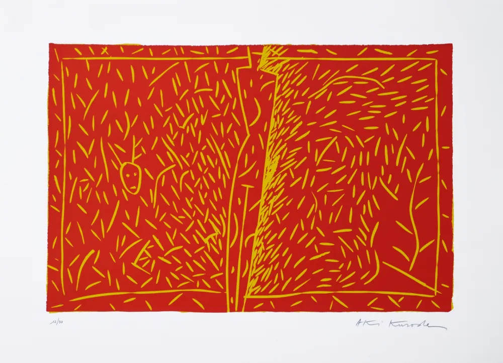 Linolschnitt Kuroda - Sud I I I