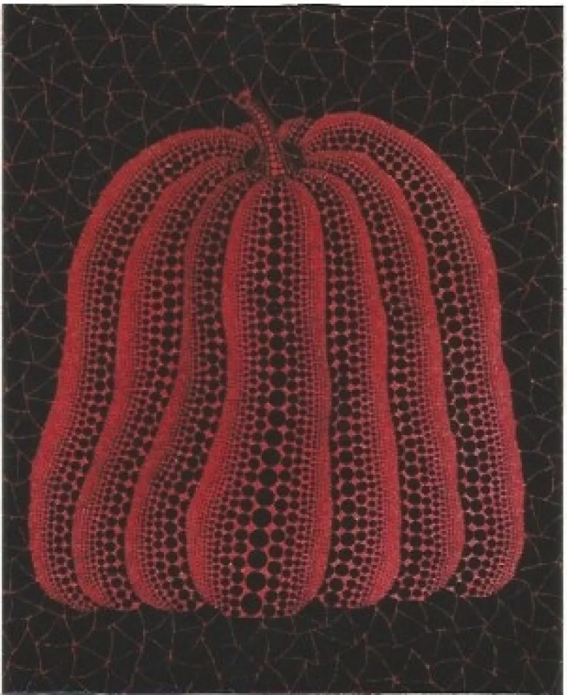 Siebdruck Kusama - A pumpkin