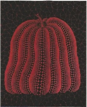 Siebdruck Kusama - A pumpkin