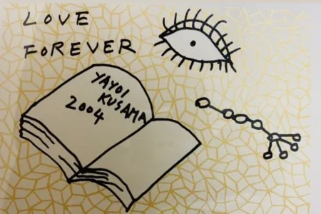 Siebdruck Kusama - Book to Read at Night A