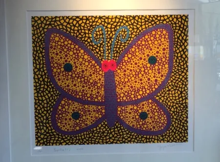 Siebdruck Kusama - Papillon1