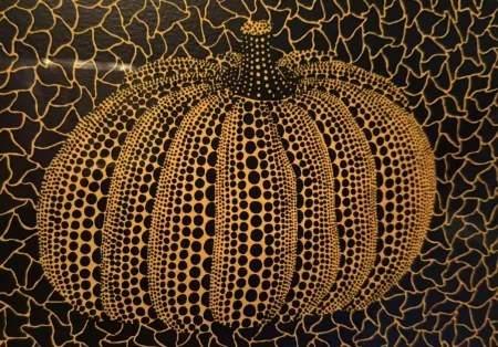 Siebdruck Kusama - Pumpkin