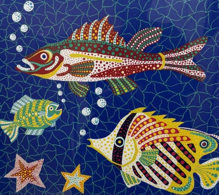 Lithographie Kusama - Sea