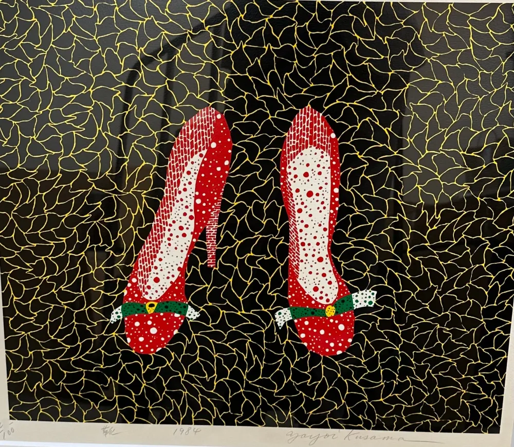 Siebdruck Kusama - Shoes