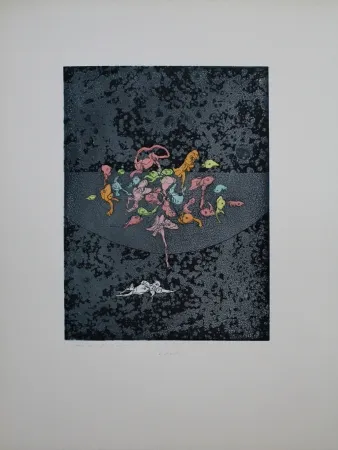 Radierung Und Aquatinta Labarthe - Polémique entre ça et ça