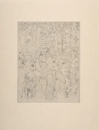 Stich Laborde - Boulevard des Capucines, 1927