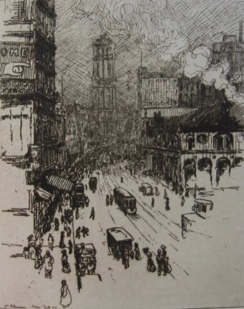 Stich Laboureur - Broadway, New York