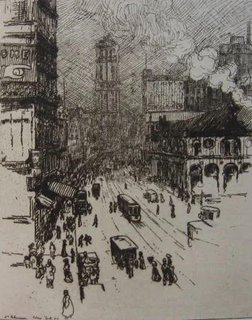 Stich Laboureur - Broadway, New York