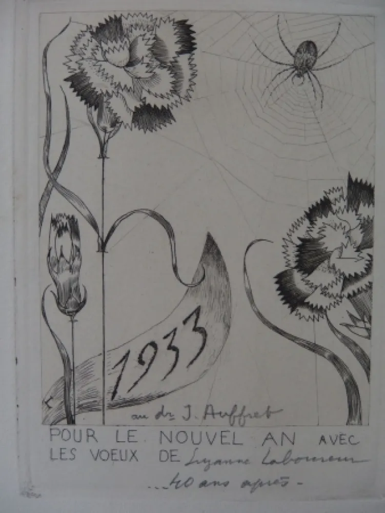 Stich Laboureur - L'araignée aux fleurs