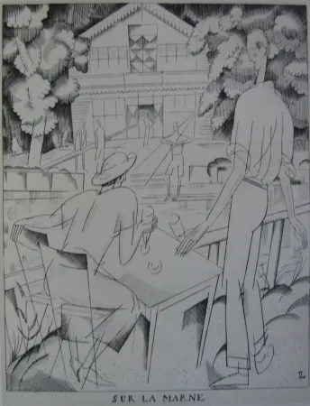 Radierung Laboureur - Sur la Marne