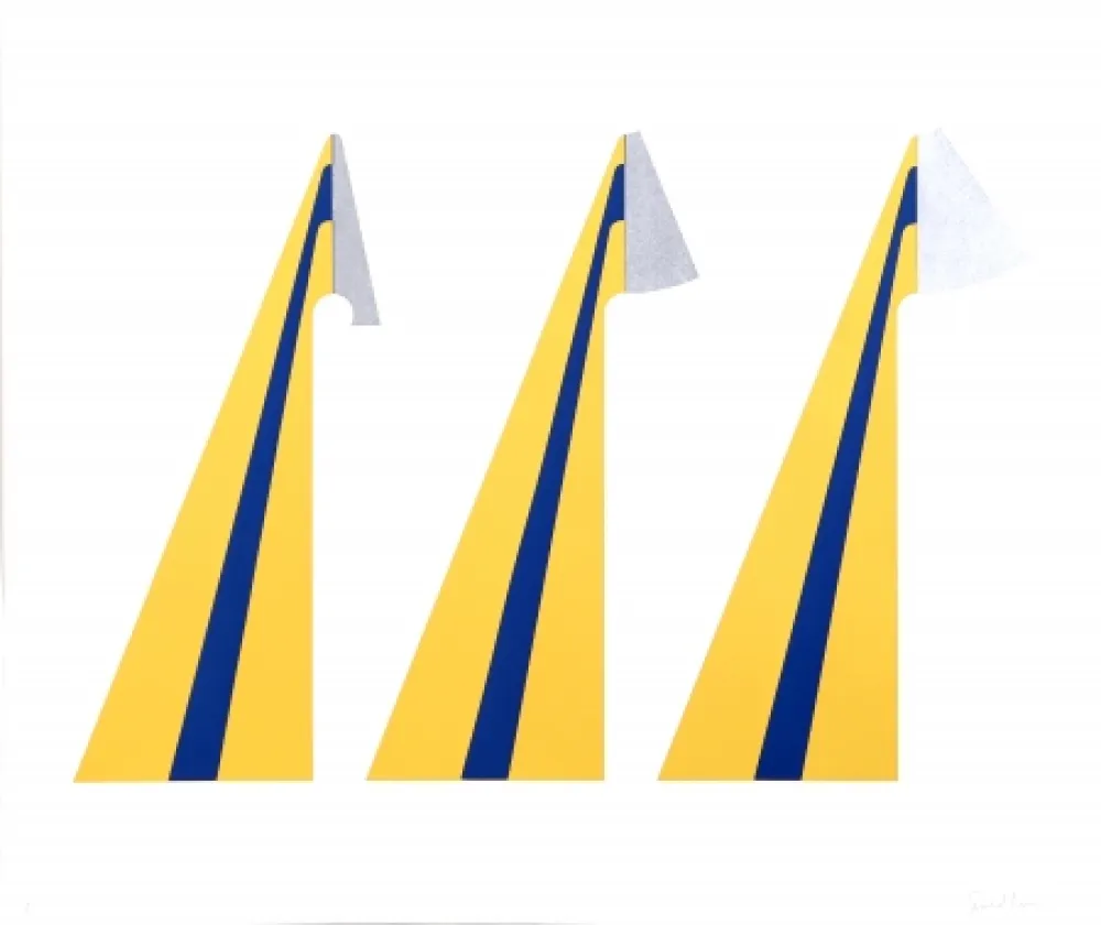 Siebdruck Laing - Triple from 11 Pop Artists Vol. III