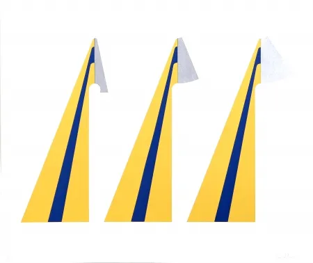 Siebdruck Laing - Triple from 11 Pop Artists Vol. III