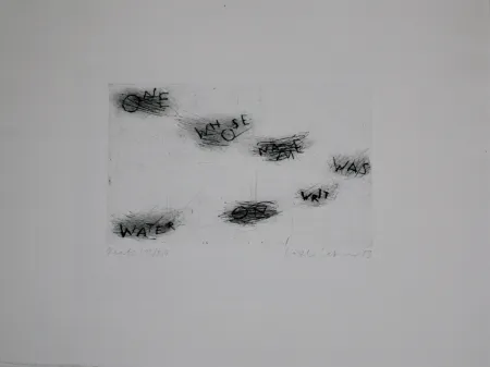 Kaltnadelradierung Lakner - Keats