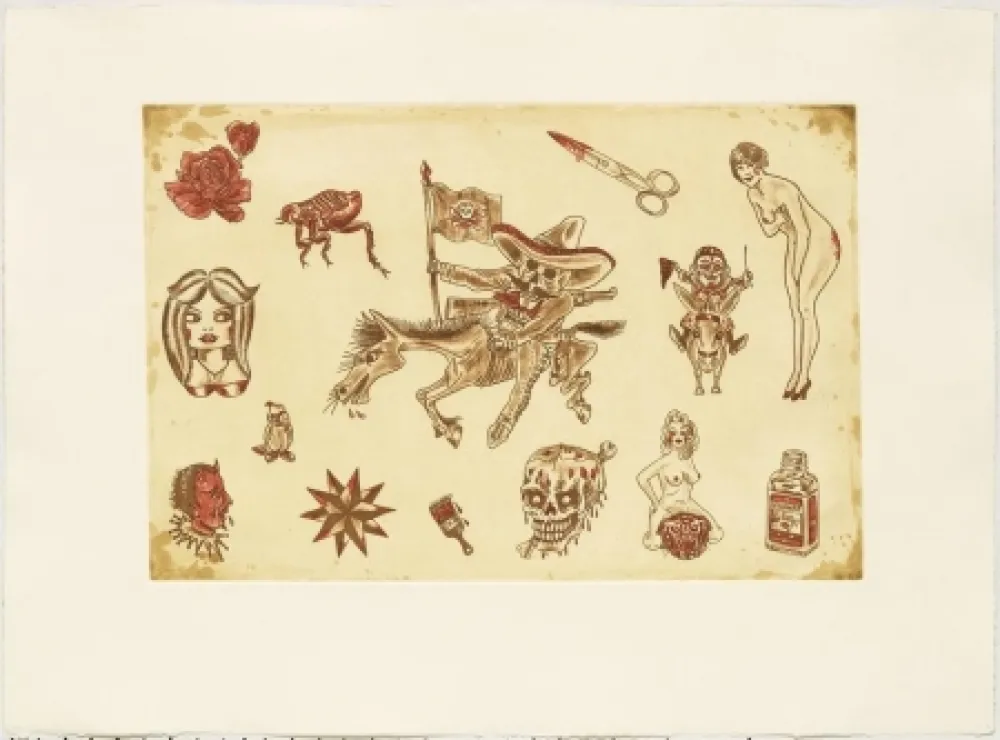 Radierung Lakra (Dr.) - Mod. 10