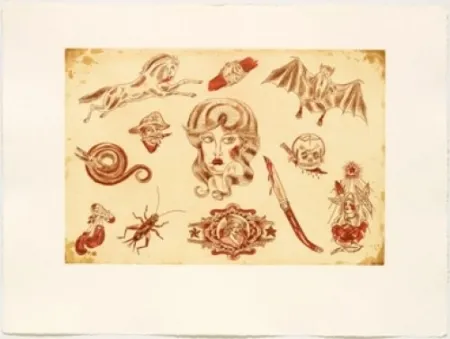 Radierung Lakra (Dr.) - Mod. 4