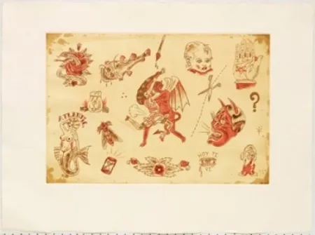 Radierung Lakra (Dr.) - Mod. 9