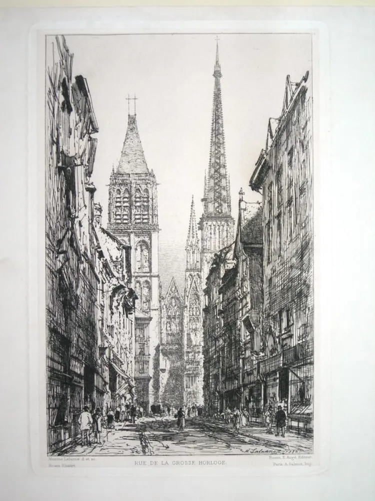 Stich Lalanne - Rue de la Grosse Horloge