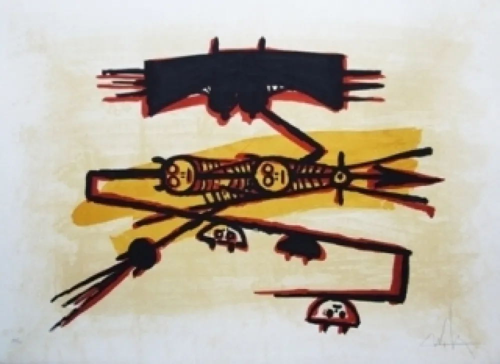 Lithographie Lam - El ultimo viaje del buque fantasma