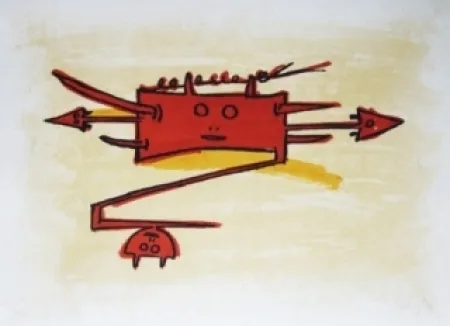 Lithographie Lam - El ultimo viaje del buque fantasma-6