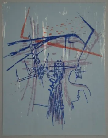 Lithographie Lam - Les affinités ambigües