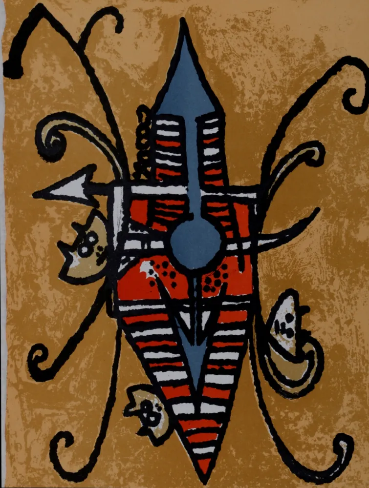 Lithographie Lam - Oiseau du Possible, 1979