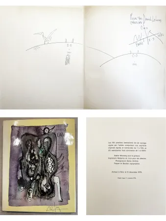 Illustriertes Buch Lam - (P. Soupault) DESSINS. Avec un dessin original dédicacé et signé (1975)