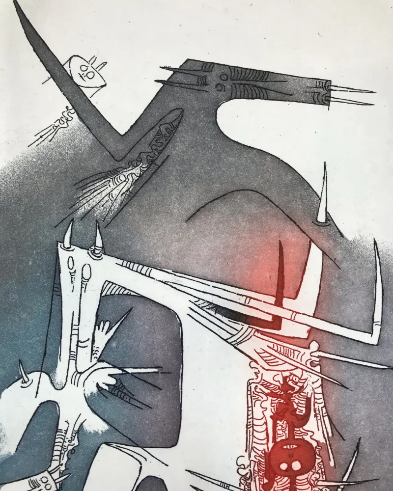 Radierung Und Aquatinta Lam - Personaggi