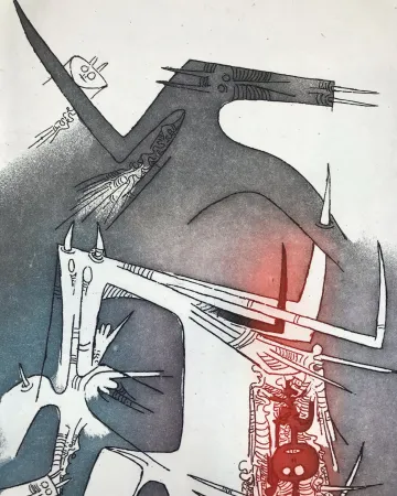 Radierung Und Aquatinta Lam - Personaggi