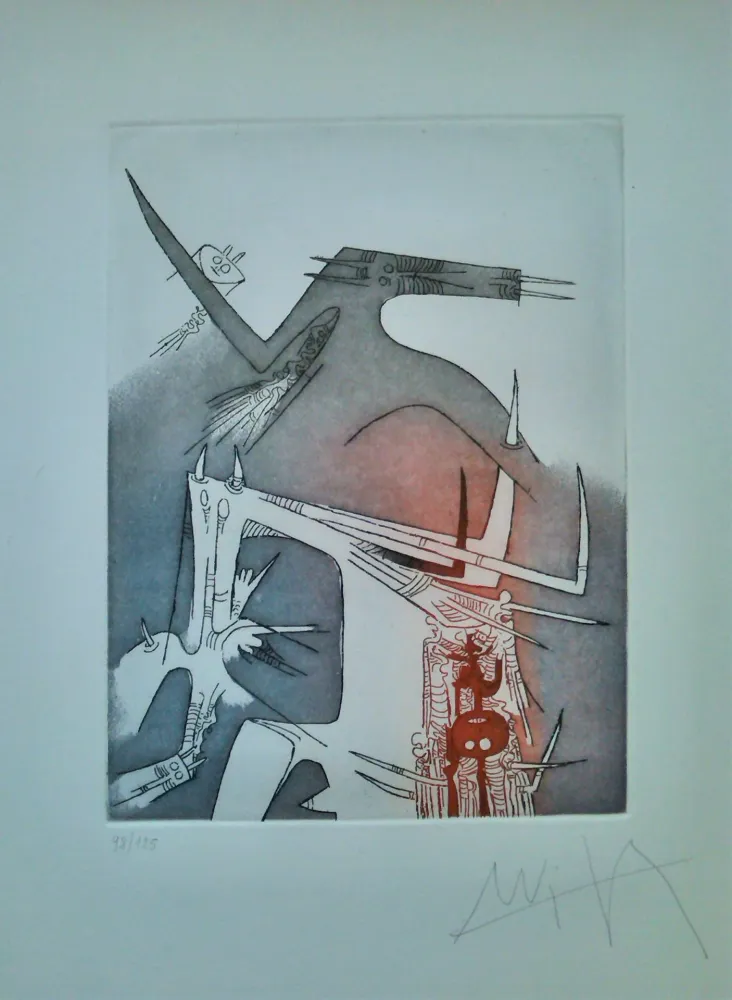 Radierung Und Aquatinta Lam - Personaggi