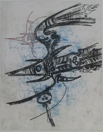 Aquatinta Lam - Sans titre