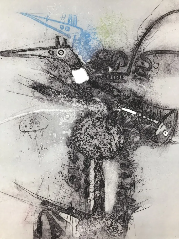 Radierung Lam - Untitled 