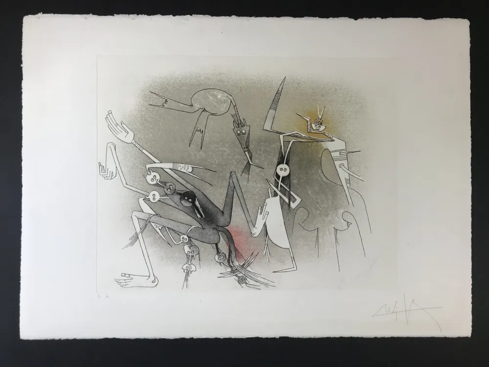 Radierung Und Aquatinta Lam - Untitled from ''Visible invisible folder''