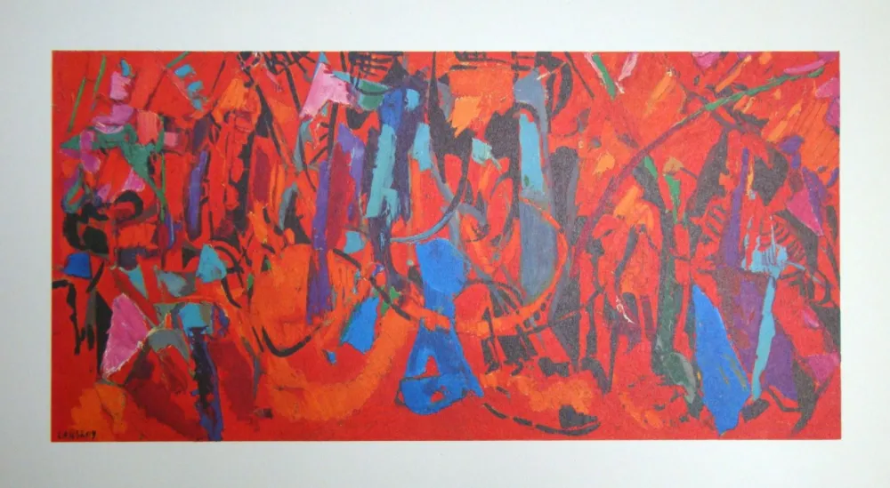 Lithographie Lanskoy - Contre-attaque