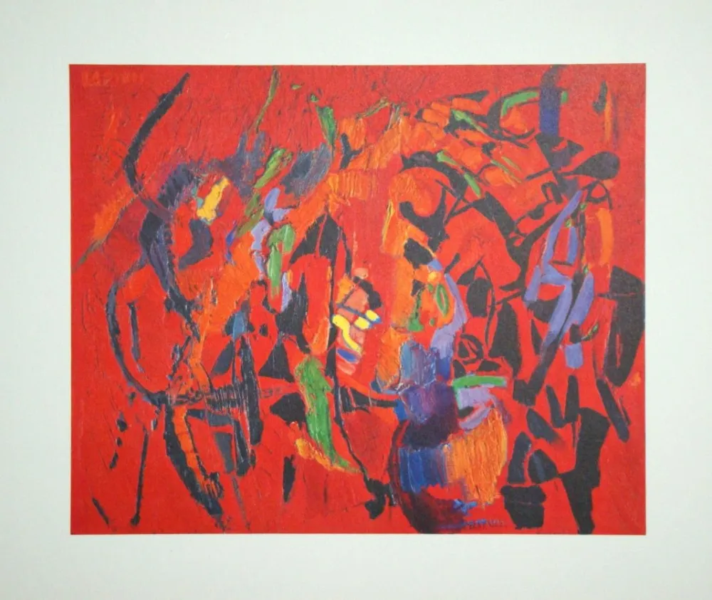 Lithographie Lanskoy - Rupture poétique