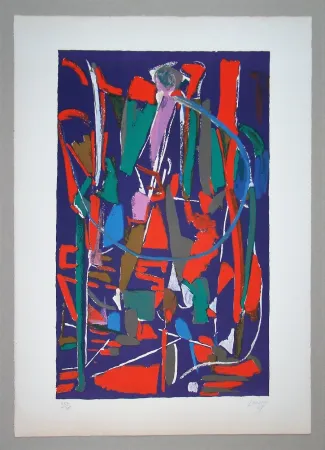 Lithographie Lanskoy - Sans titre