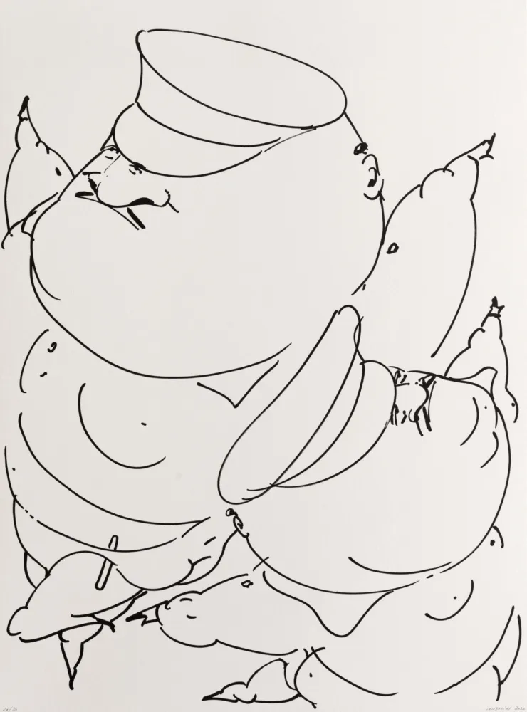 Lithographie Lanzarini  - Demostración de autoridad