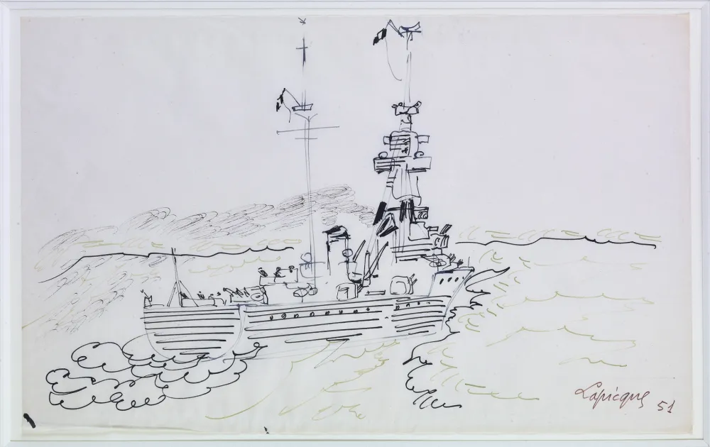 Keine Technische Lapicque - Unique dessin sur calque