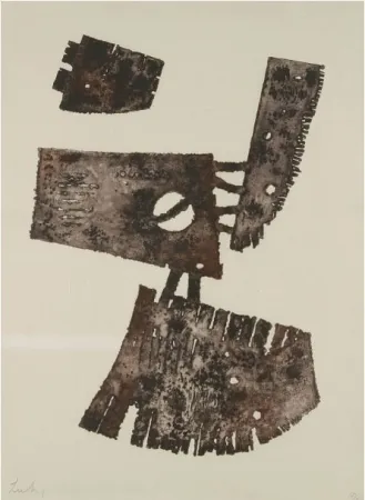 Radierung Lardera - Composition