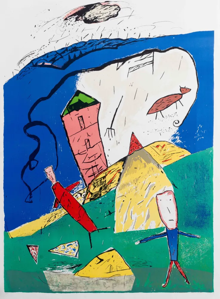 Lithographie Larus - Sans titre