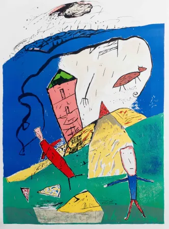 Lithographie Larus - Sans titre