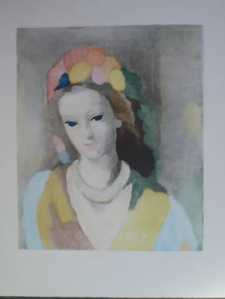 Aquatinta Laurencin - Jeune fille